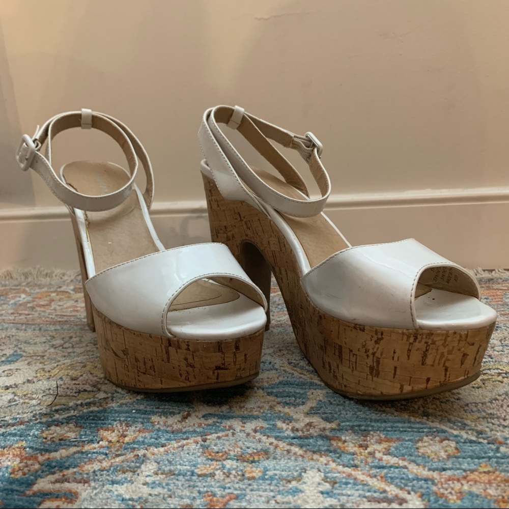 Madden Girl Cork Platform Heels